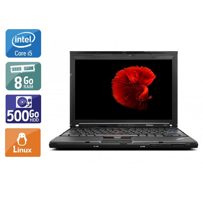 Lenovo ThinkPad X201 i5 8Go RAM 500Go HDD Linux