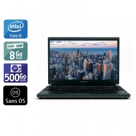 Toshiba Portégé R830 i5 8Go RAM 500Go HDD Sans OS