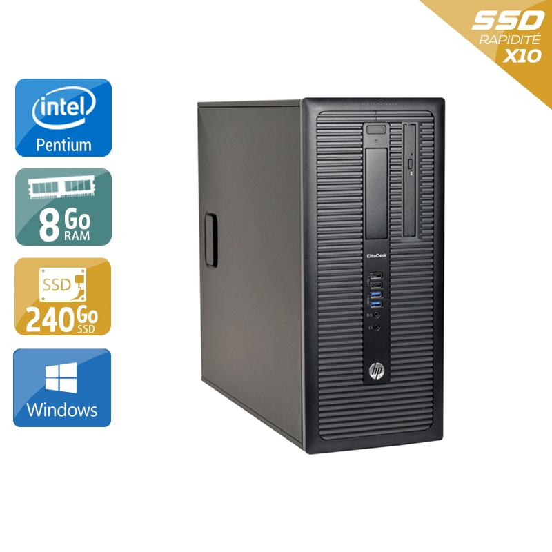 Acheter HP Compaq 280 G1 Tower Pentium G Dual Core - 8Go RAM 240Go SSD Windows 10 État correctOccasion certifiée reconditionnée Bon état - 165,83 € HP Compaq 280 G1 Tower Pentium G Dual Core - 8Go RAM 240Go SSD Windows 10 État correctOccasion certifiée reconditionnée Bon état - reconditionné disponible sur Kiatoo