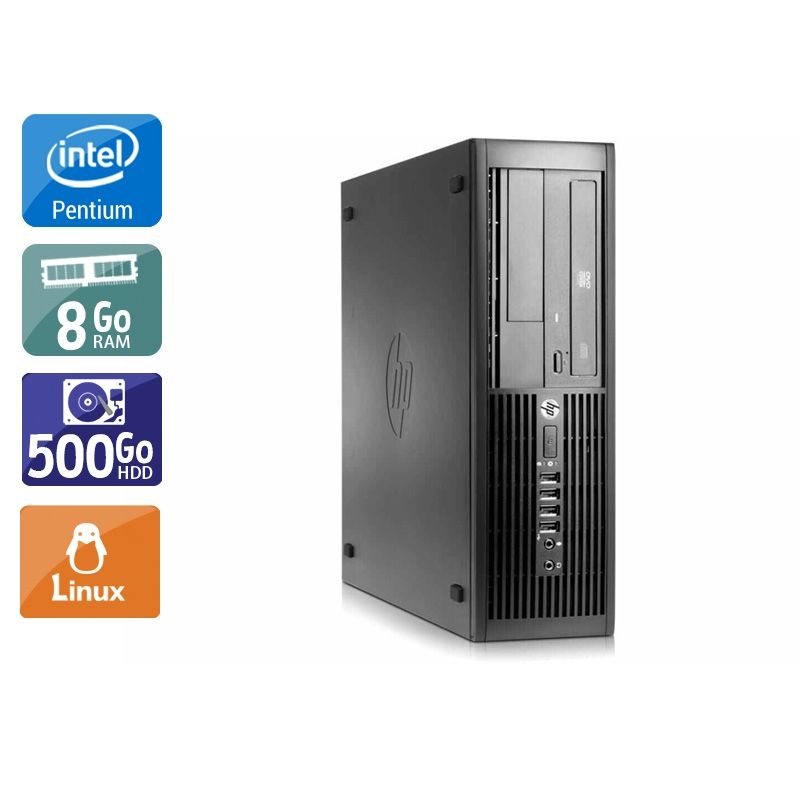 HP Compaq Pro 4300 SFF Pentium G Dual Core 8Go RAM 500Go HDD Linux