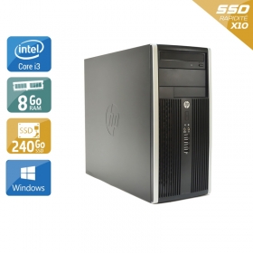 HP Compaq Pro 6200 Tower i3 8Go RAM 240Go SSD Windows 10
