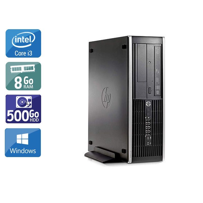 HP Compaq Pro 6200 SFF i3 8Go RAM 500Go HDD Windows 10