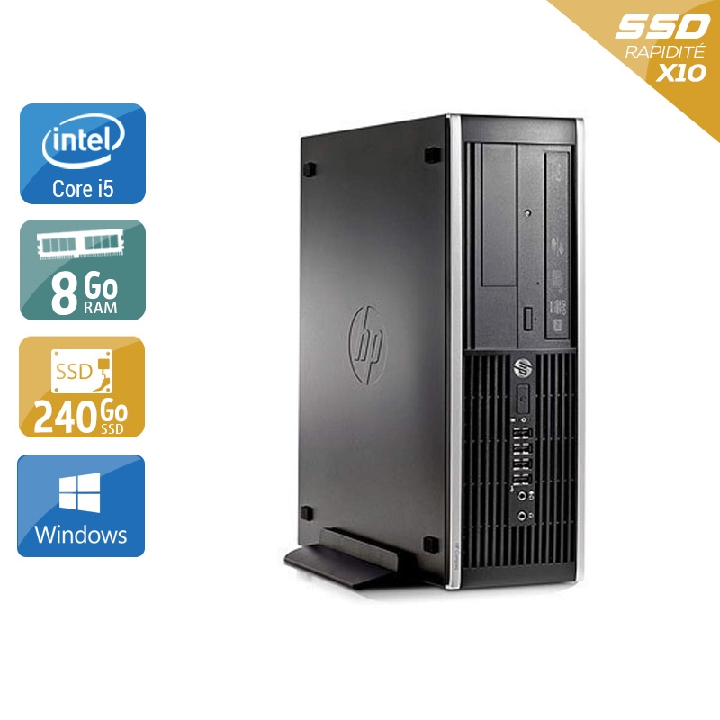 HP Compaq Pro 6200 SFF i5 - 8Go RAM 240Go SSD Windows 10  Très bon étatOccasion certifiée reconditionnée Bon état -  reconditionné disponible sur Kiatoo
