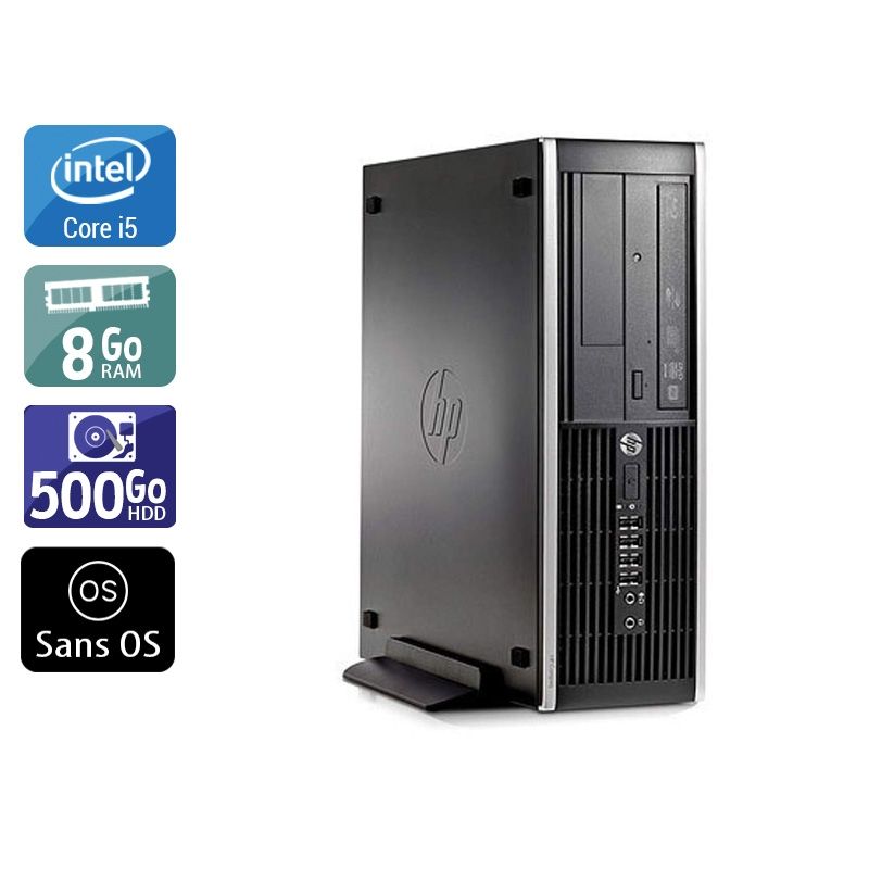 HP Compaq Pro 6200 SFF i5 8Go RAM 500Go HDD Sans OS