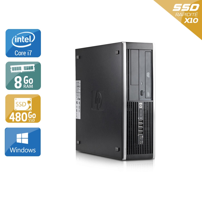 Acheter HP Compaq Elite 8300 SFF i7 - 8Go RAM 480Go SSD Windows 10 Très bon étatOccasion certifiée reconditionnée Bon état - 274,17 € HP Compaq Elite 8300 SFF i7 - 8Go RAM 480Go SSD Windows 10 Très bon étatOccasion certifiée reconditionnée Bon état - reconditionné disponible sur Kiatoo