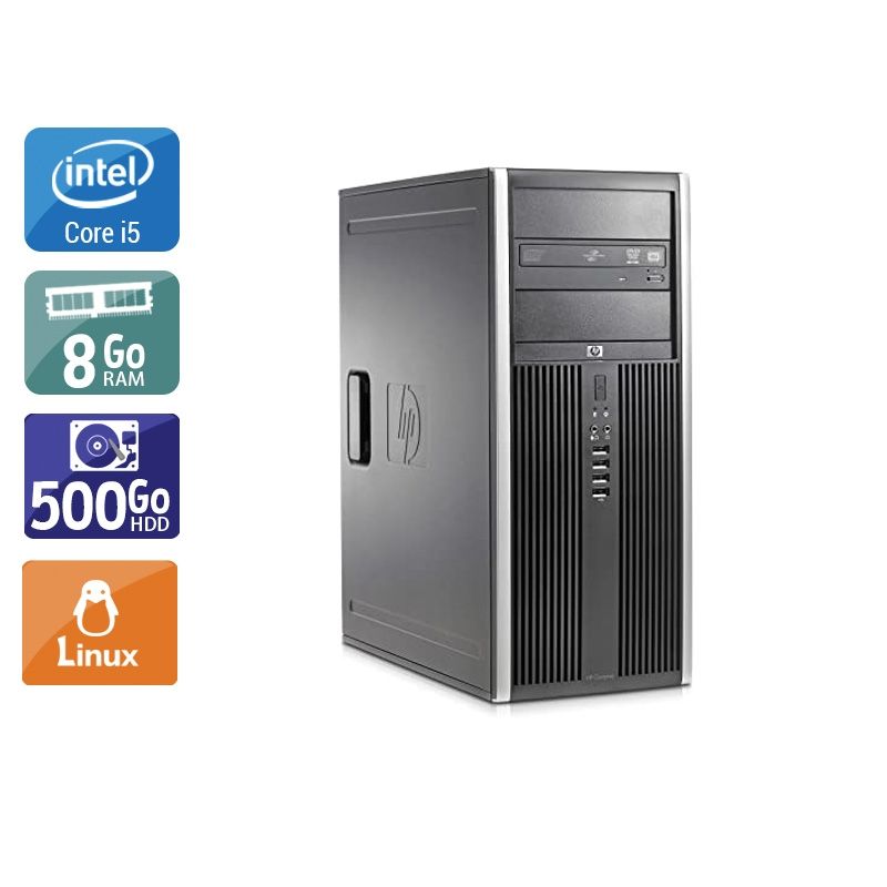 HP Compaq Elite 8300 Tower i5 8Go RAM 500Go HDD Linux