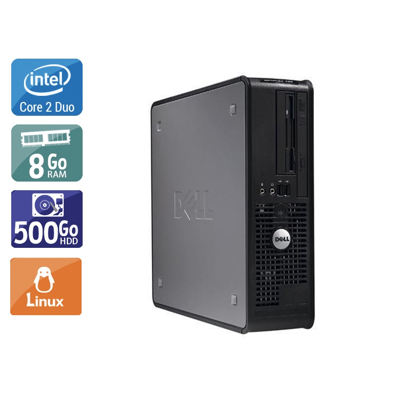 Dell Optiplex 380 Desktop Core 2 Duo - 8Go RAM 500Go HDD Linux  Bon étatOccasion certifiée reconditionnée Bon état -  reconditionné disponible sur Kiatoo