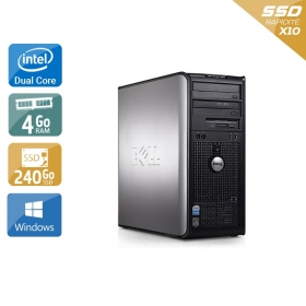 Dell Optiplex 360 Tower Dual Core 4Go RAM 240Go SSD Windows 10