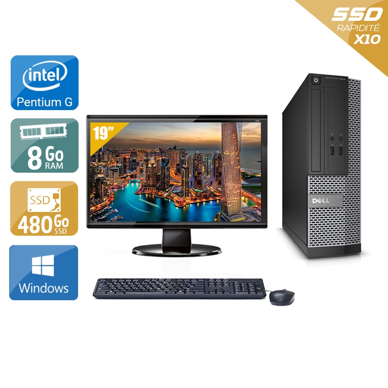 Acheter Dell Optiplex 3020 SFF Pentium G Dual Core + Écran - 19'' 8Go RAM 480Go SSD Windows 10 Bon étatOccasion certifiée reconditionnée Bon état - 265,83 € Dell Optiplex 3020 SFF Pentium G Dual Core + Écran - 19'' 8Go RAM 480Go SSD Windows 10 Bon étatOccasion certifiée reconditionnée Bon état - reconditionné disponible sur Kiatoo