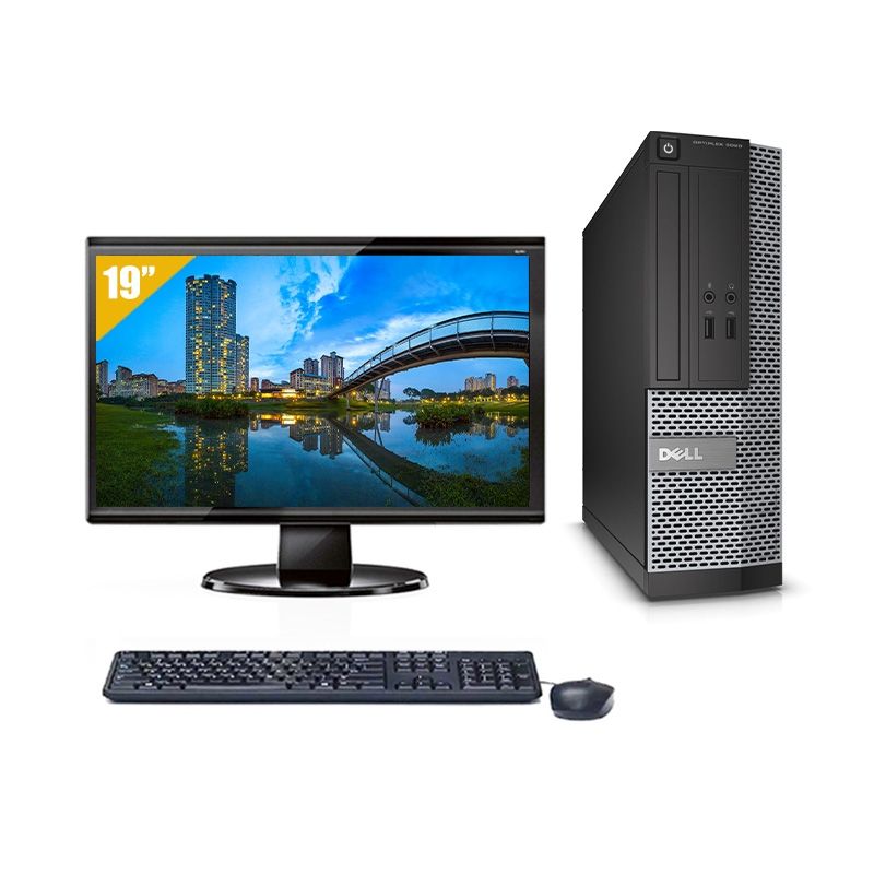 Dell Optiplex 3020 SFF i5 avec Écran 19 pouces 8Go RAM 240Go SSD Linux