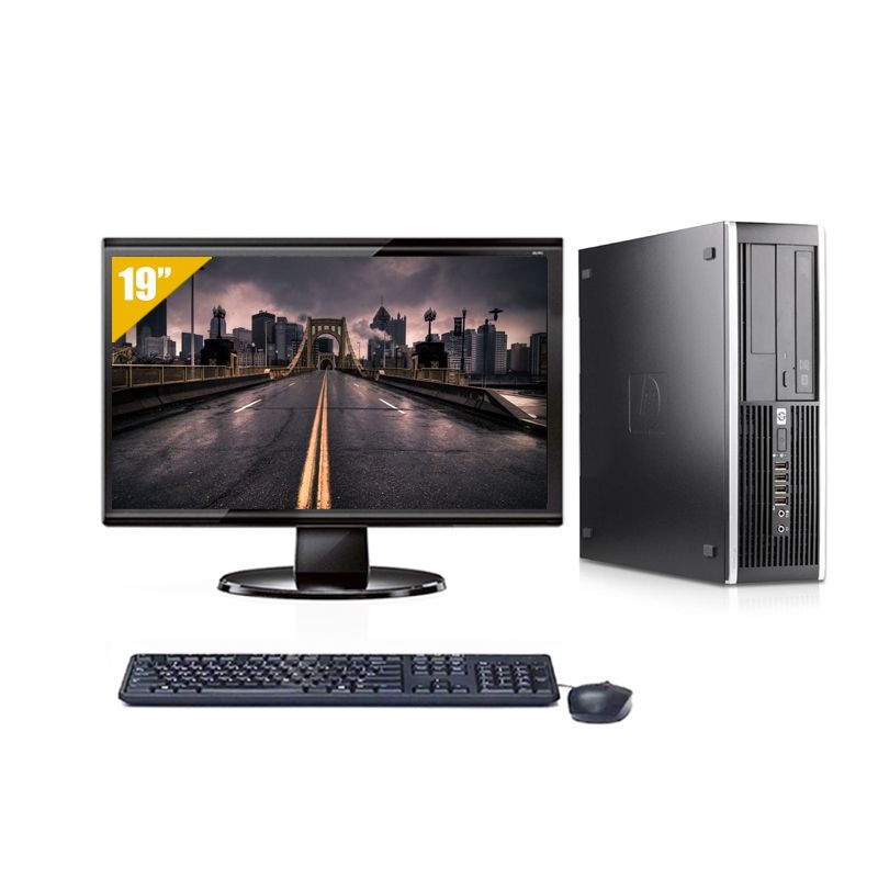 HP Compaq Pro 6000 SFF Dual Core avec Écran 19 pouces 8Go RAM 500Go HDD Sans OS