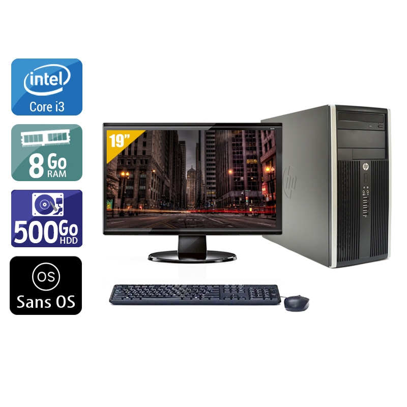 Acheter HP Compaq Pro 6200 Tower i3 + Écran - 19'' 8Go RAM 500Go HDD Sans OS Bon étatOccasion certifiée reconditionnée Bon état - 224,17 € HP Compaq Pro 6200 Tower i3 + Écran - 19'' 8Go RAM 500Go HDD Sans OS Bon étatOccasion certifiée reconditionnée Bon état - reconditionné disponible sur Kiatoo
