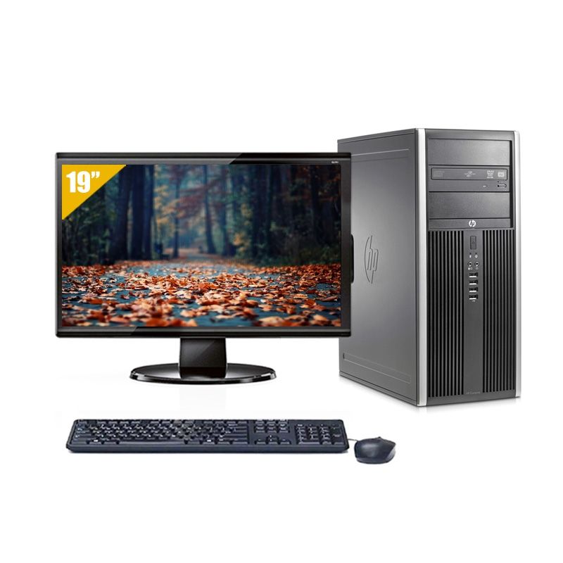 HP Compaq Elite 8200 Tower i5 avec Écran 19 pouces 16Go RAM 240Go SSD Windows 10