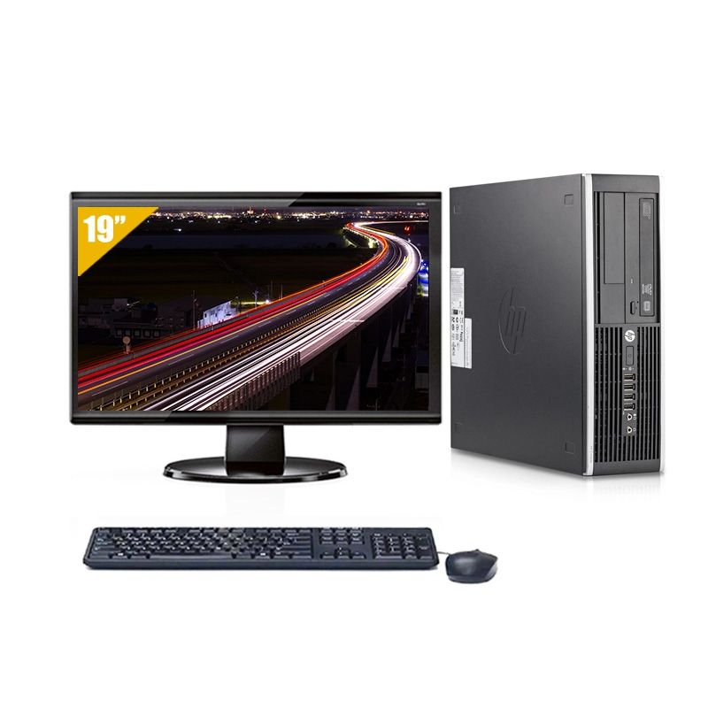 HP Compaq Elite 8200 SFF i5 avec Écran 19 pouces 8Go RAM 240Go SSD Sans OS