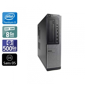 Dell Optiplex 7010 Desktop Pentium G Dual Core 8Go RAM 500Go HDD Sans OS