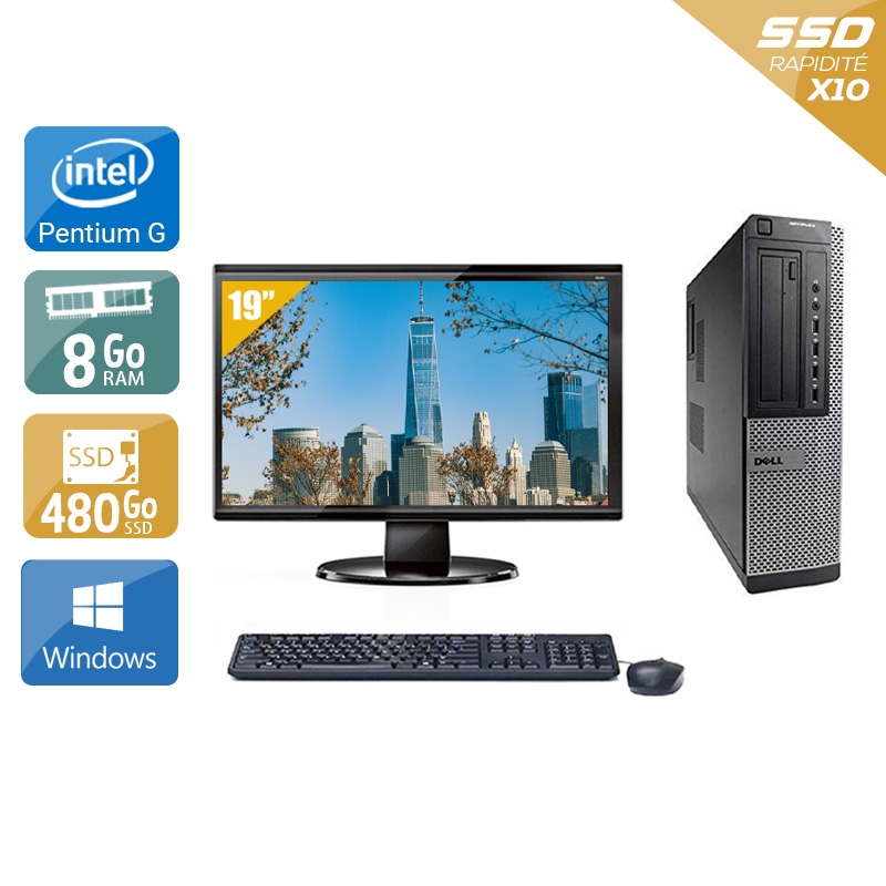 Acheter Dell Optiplex 7010 Desktop Pentium G Dual Core + Écran - 19'' 8Go RAM 480Go SSD Windows 10 Bon étatOccasion certifiée reconditionnée Bon état - 265,83 € Dell Optiplex 7010 Desktop Pentium G Dual Core + Écran - 19'' 8Go RAM 480Go SSD Windows 10 Bon étatOccasion certifiée reconditionnée Bon état - reconditionné disponible sur Kiatoo
