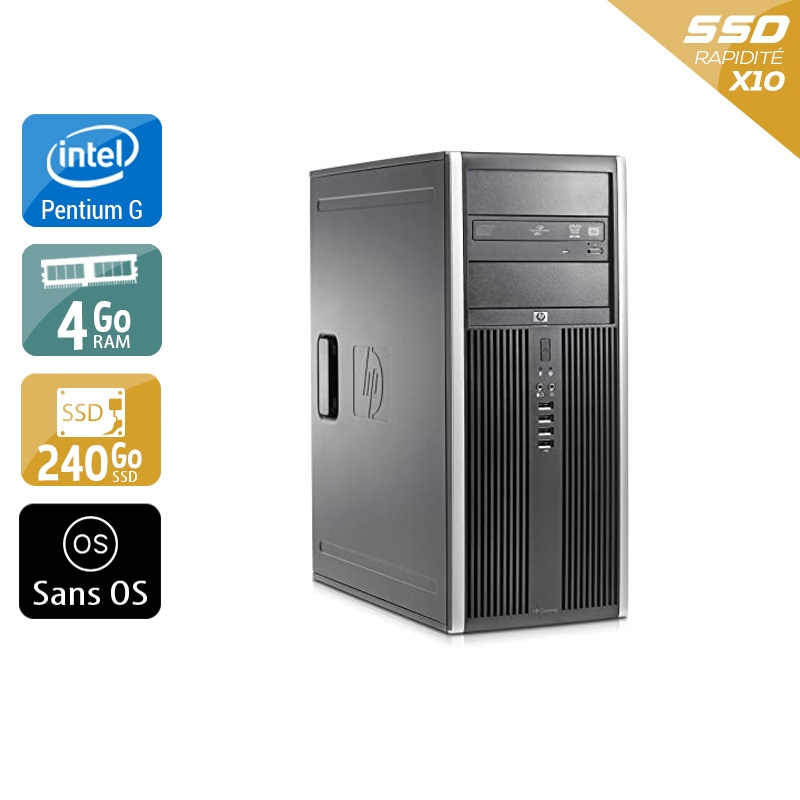 Acheter HP Compaq dc5700 Tower Pentium G Dual Core - 4Go RAM 240Go SSD Sans OS Très bon étatOccasion certifiée reconditionnée Bon état - 232,50 € HP Compaq dc5700 Tower Pentium G Dual Core - 4Go RAM 240Go SSD Sans OS Très bon étatOccasion certifiée reconditionnée Bon état - reconditionné disponible sur Kiatoo