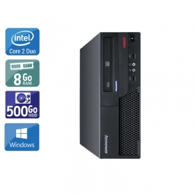 Lenovo ThinkCentre M58 SFF Core 2 Duo 8Go RAM 500Go HDD Windows 10