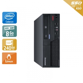 Lenovo ThinkCentre M58 SFF Celeron Dual Core 8Go RAM 240Go SSD Linux