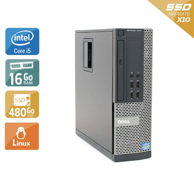 Dell Optiplex 7020 SFF i5 16Go RAM 480Go SSD Linux