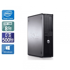 Dell Optiplex 780 SFF Dual Core 8Go RAM 500Go HDD Windows 10