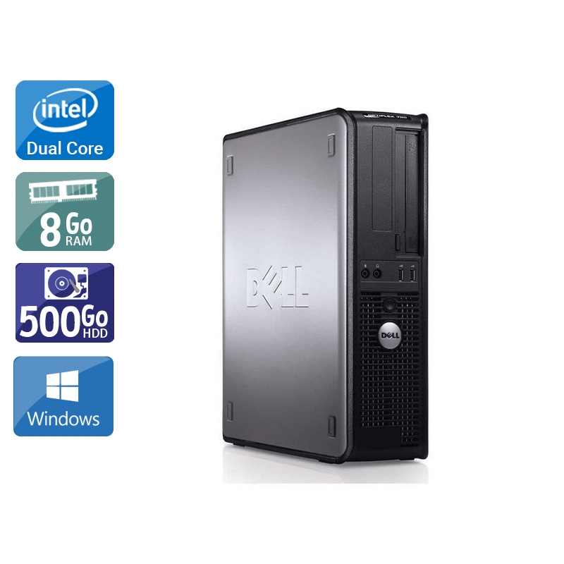 Dell Optiplex 780 SFF Dual Core - 8Go RAM 500Go HDD Windows 10  Bon étatOccasion certifiée reconditionnée Bon état -  reconditionné disponible sur Kiatoo