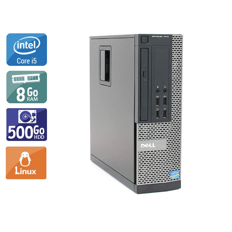 Dell Optiplex 790 SFF i5 - 8Go RAM 500Go HDD Linux  Bon étatOccasion certifiée reconditionnée Bon état -  reconditionné disponible sur Kiatoo