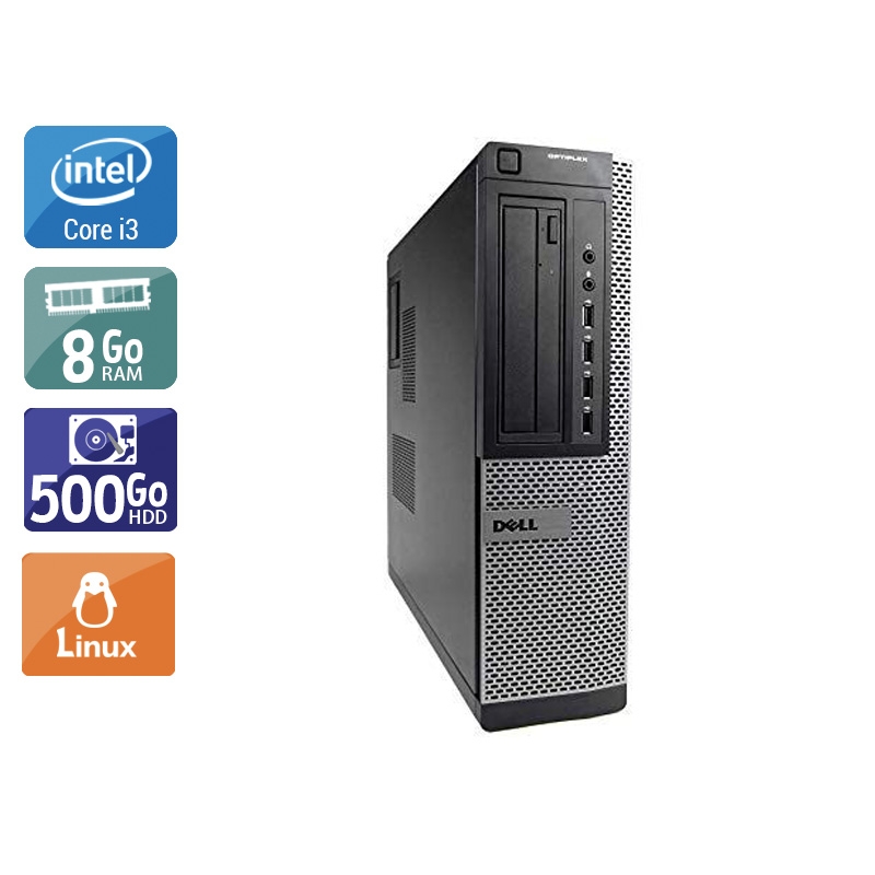 Dell Optiplex 9010 Desktop i3 8Go RAM 500Go HDD Linux