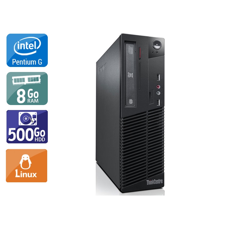 Acheter Lenovo ThinkCentre M73 SFF Pentium G Dual Core - 8Go RAM 500Go HDD Linux Bon étatOccasion certifiée reconditionnée Bon état - 190,83 € Lenovo ThinkCentre M73 SFF Pentium G Dual Core - 8Go RAM 500Go HDD Linux Bon étatOccasion certifiée reconditionnée Bon état - reconditionné disponible sur Kiatoo