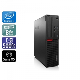 Lenovo ThinkCentre M700 SFF Pentium G Dual Core Gen 6 8Go RAM 500Go HDD Sans OS