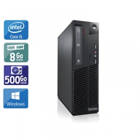 Lenovo ThinkCentre M72E SFF i5 8Go RAM 500Go HDD Windows 10