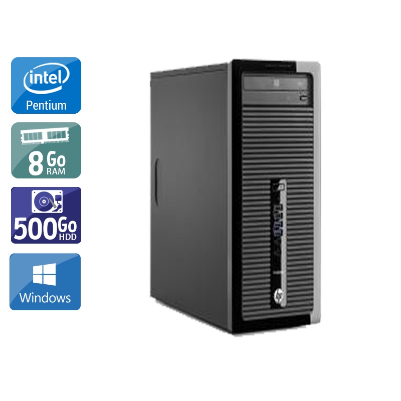 Acheter HP ProDesk 400 G1 Tower Pentium G Dual Core - 8Go RAM 500Go HDD Windows 10 État correctOccasion certifiée reconditionnée Bon état - 165,83 € HP ProDesk 400 G1 Tower Pentium G Dual Core - 8Go RAM 500Go HDD Windows 10 État correctOccasion certifiée reconditionnée Bon état - reconditionné disponible sur Kiatoo
