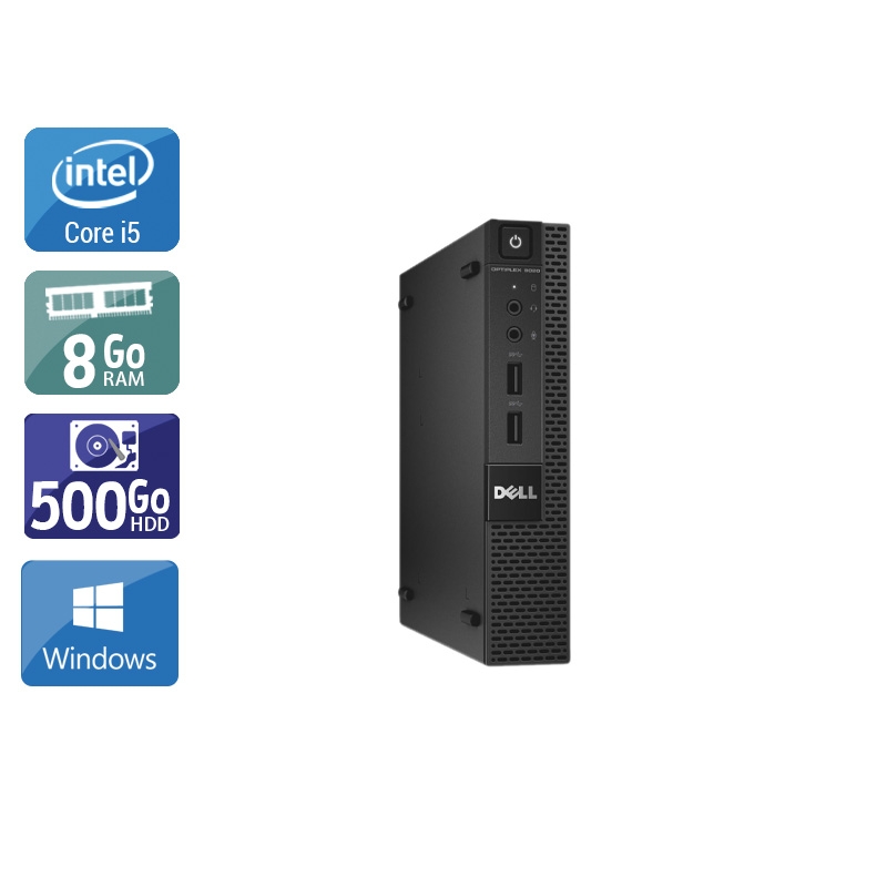 Dell Optiplex 9020M USDT i5 8Go RAM 500Go HDD Windows 10