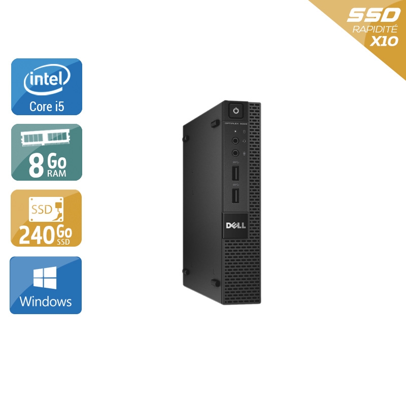 Dell Optiplex 9020M USDT i5 8Go RAM 240Go SSD Windows 10