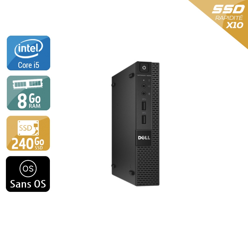 Acheter Dell Optiplex 9020M USDT i5 - 8Go RAM 240Go SSD Sans OS Bon étatOccasion certifiée reconditionnée Bon état - 190,83 € Dell Optiplex 9020M USDT i5 - 8Go RAM 240Go SSD Sans OS Bon étatOccasion certifiée reconditionnée Bon état - reconditionné disponible sur Kiatoo