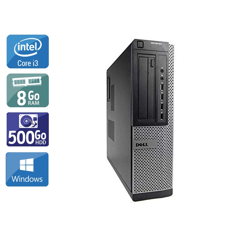 Dell Optiplex 990 Desktop i3 8Go RAM 500Go HDD Windows 10