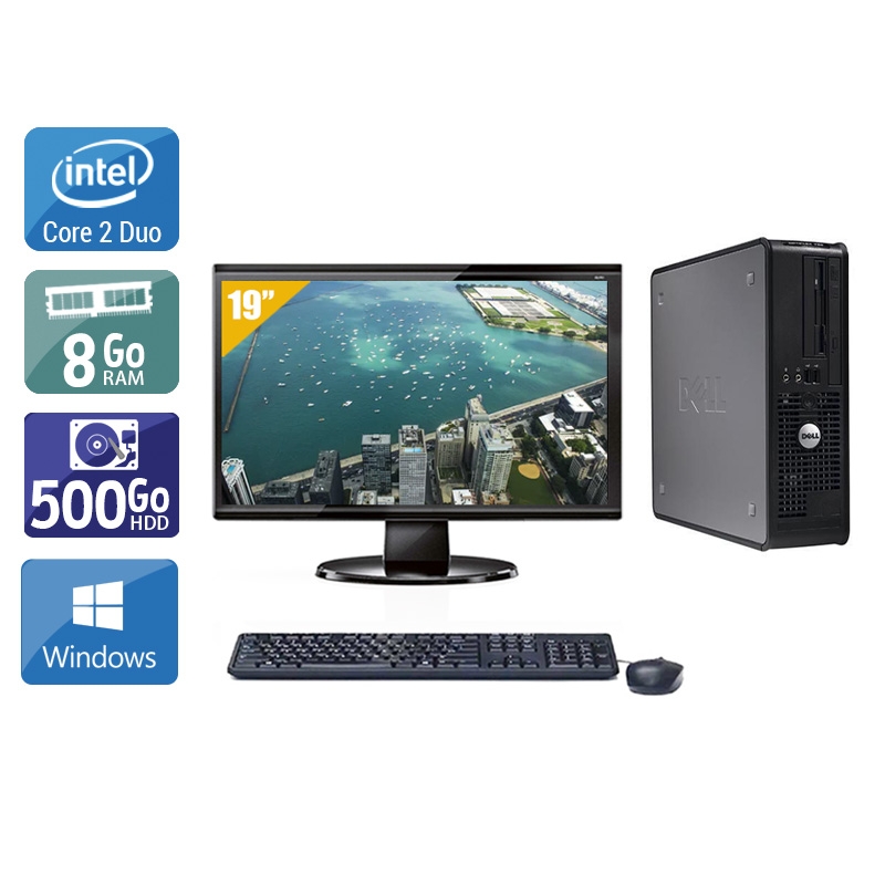 Acheter Dell Optiplex 760 SFF Core 2 Duo + Écran - 19'' 8Go RAM 500Go HDD Windows 10 Bon étatOccasion certifiée reconditionnée Bon état - 224,17 € Dell Optiplex 760 SFF Core 2 Duo + Écran - 19'' 8Go RAM 500Go HDD Windows 10 Bon étatOccasion certifiée reconditionnée Bon état - reconditionné disponible sur Kiatoo