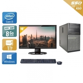 Dell Optiplex 790 Tower i5 avec Écran 19 pouces 8Go RAM 1To SSD Windows 10