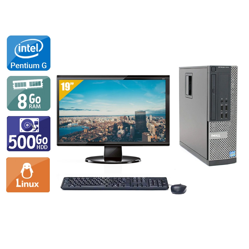 Acheter Dell Optiplex 790 SFF Pentium G Dual Core + Écran - 19'' 8Go RAM 500Go HDD Linux Très bon étatOccasion certifiée reconditionnée Bon état - 290,84 € Dell Optiplex 790 SFF Pentium G Dual Core + Écran - 19'' 8Go RAM 500Go HDD Linux Très bon étatOccasion certifiée reconditionnée Bon état - reconditionné disponible sur Kiatoo