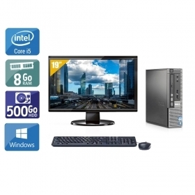 Dell Optiplex 790 USDT i5 avec Écran 19 pouces 8Go RAM 500Go HDD Windows 10