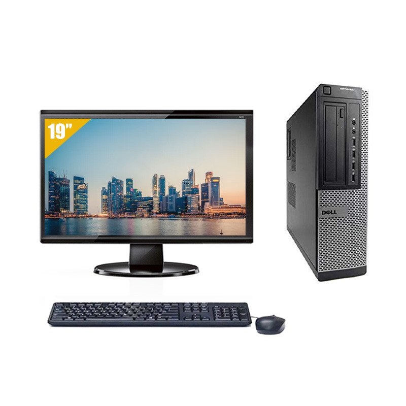 Dell Optiplex 9010 Desktop i7 avec Écran 19 pouces 16Go RAM 480Go SSD Linux