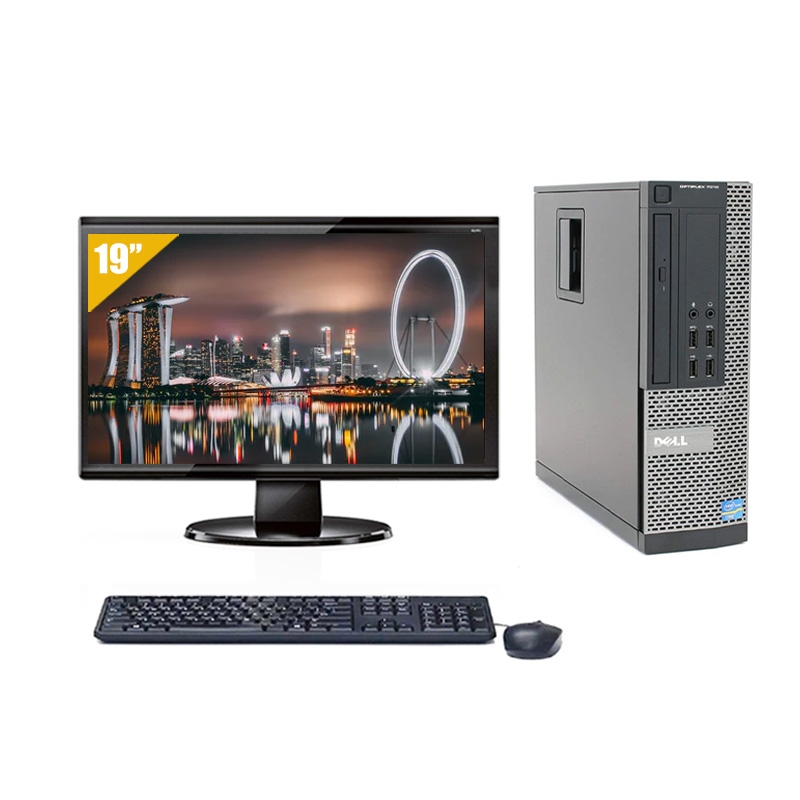 Dell Optiplex 9010 SFF i7 avec Écran 19 pouces 8Go RAM 480Go SSD Windows 10