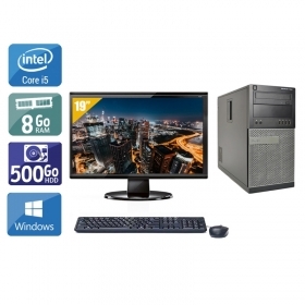 Dell Optiplex 9020 Tower i5 avec Écran 19 pouces 8Go RAM 500Go HDD Windows 10