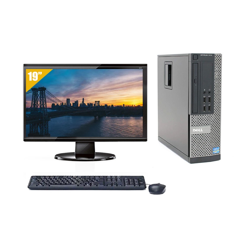 Dell Optiplex 9020 SFF i7 avec Écran 19 pouces 16Go RAM 1To SSD Windows 10