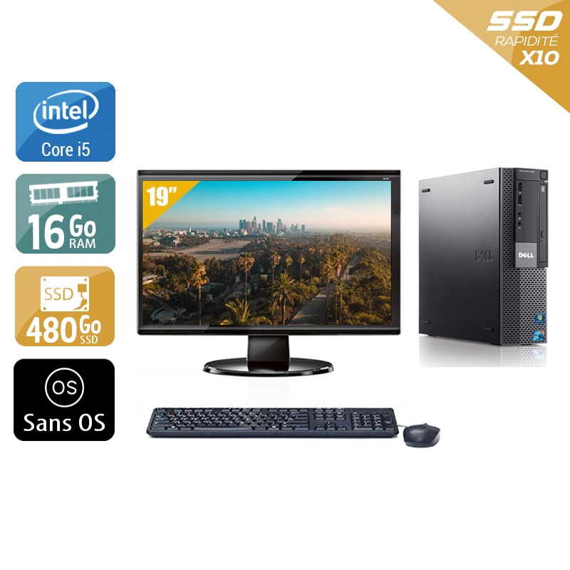 Acheter Dell Optiplex 980 Desktop i5 + Écran - 19'' 16Go RAM 480Go SSD Sans OS Bon étatOccasion certifiée reconditionnée Bon état - 299,17 € Dell Optiplex 980 Desktop i5 + Écran - 19'' 16Go RAM 480Go SSD Sans OS Bon étatOccasion certifiée reconditionnée Bon état - reconditionné disponible sur Kiatoo