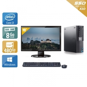 Dell Optiplex 980 SFF i3 avec Écran 19 pouces 8Go RAM 480Go SSD Windows 10