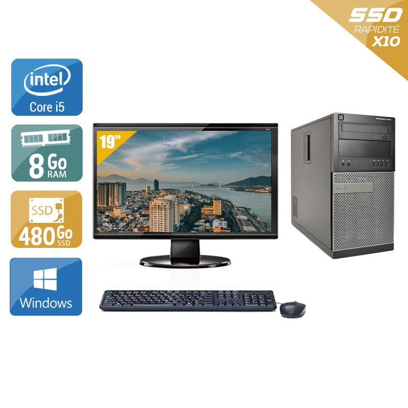 Acheter Dell Optiplex 990 Tower i5 + Écran - 19'' 8Go RAM 480Go SSD Windows 10 Bon étatOccasion certifiée reconditionnée Bon état - 265,83 € Dell Optiplex 990 Tower i5 + Écran - 19'' 8Go RAM 480Go SSD Windows 10 Bon étatOccasion certifiée reconditionnée Bon état - reconditionné disponible sur Kiatoo