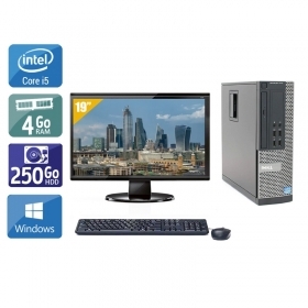 Dell Optiplex 9010 SFF i5 avec Écran 19 pouces 4Go RAM 250Go HDD Windows 10