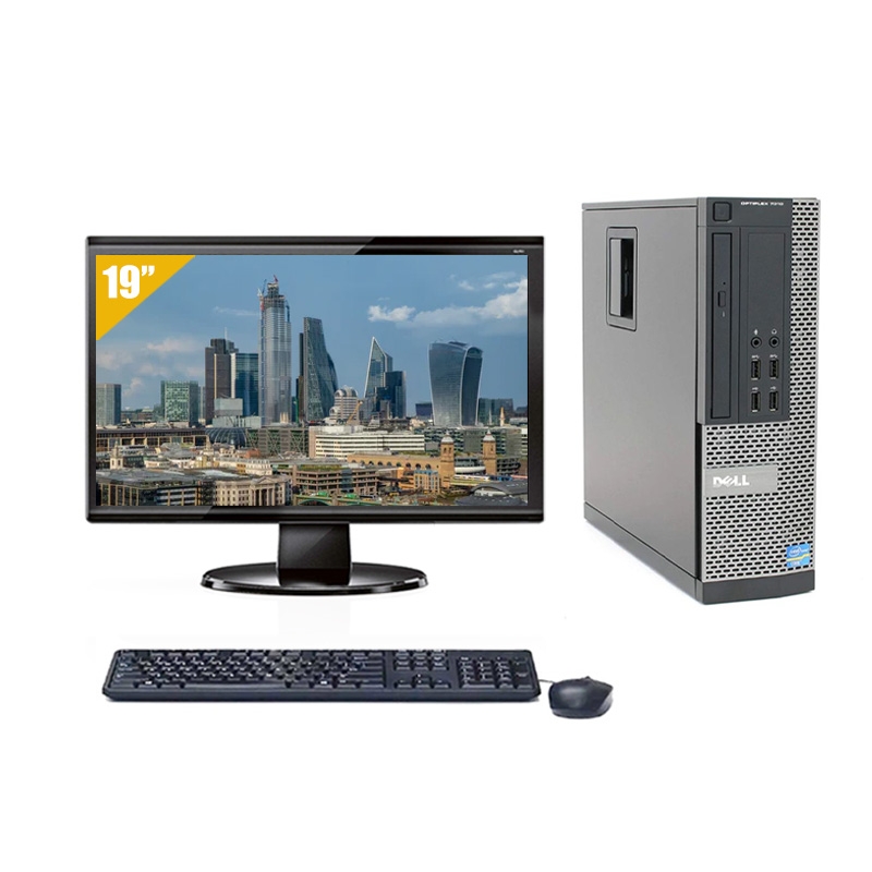 Dell Optiplex 9010 SFF i5 avec Écran 19 pouces 8Go RAM 500Go HDD Sans OS