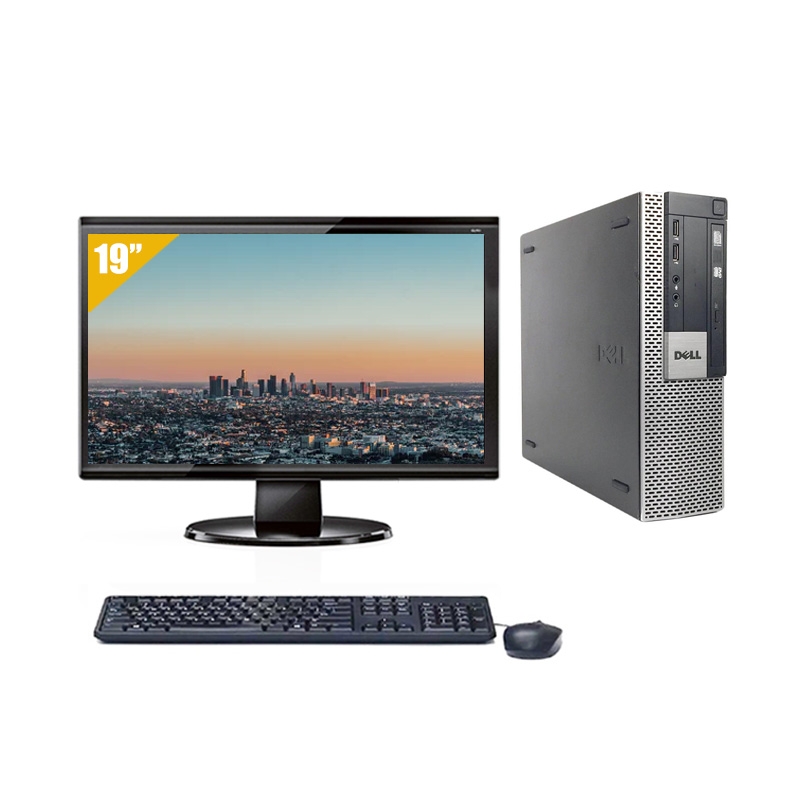 Dell Optiplex 960 SFF Core 2 Duo avec Écran 19 pouces 8Go RAM 500Go HDD Sans OS